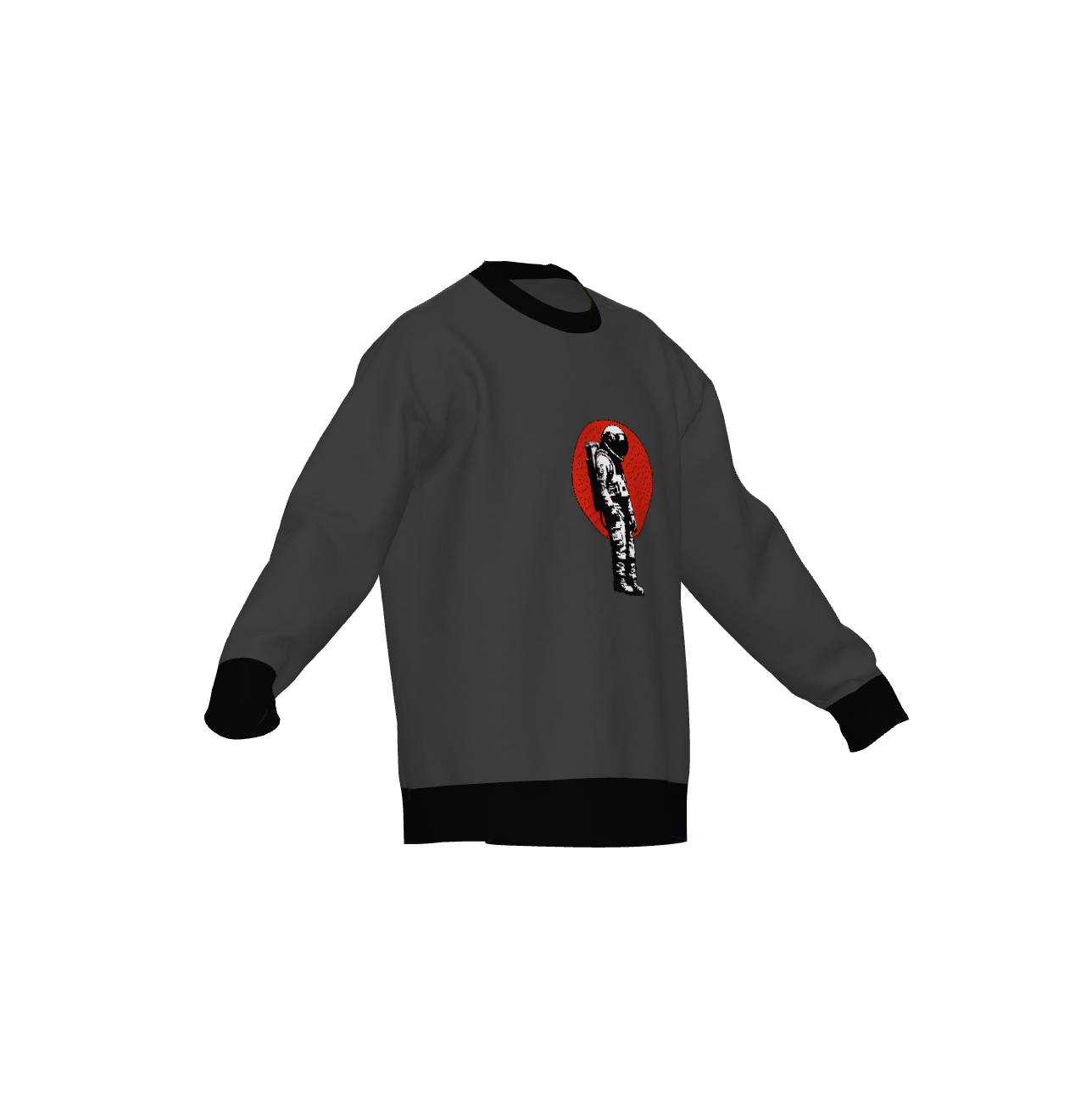 Astronaut No. 7 - Super Comfy Crew Neck Sweater (unisex)
