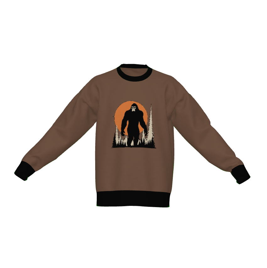 Sasquatch No. 4 -- Super Comfy Crew Neck Sweater (unisex)