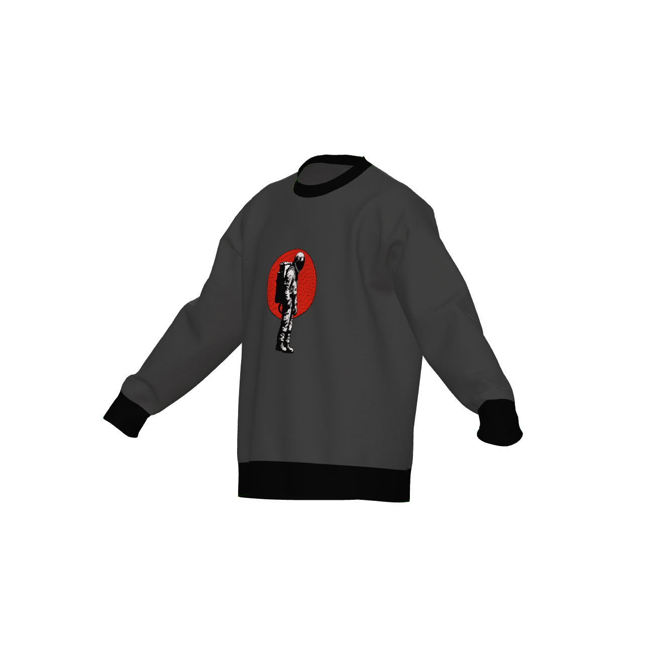 Astronaut No. 7 - Super Comfy Crew Neck Sweater (unisex)