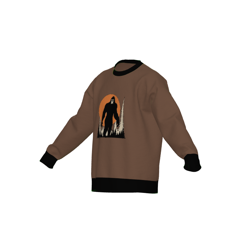 Sasquatch No. 4 -- Super Comfy Crew Neck Sweater (unisex)
