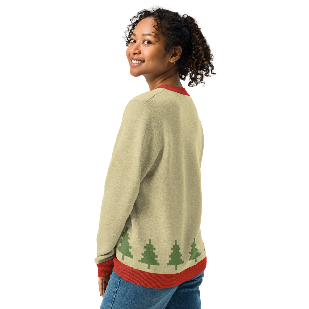 Ugly Christmas Sweater - Knitted crew neck sweater