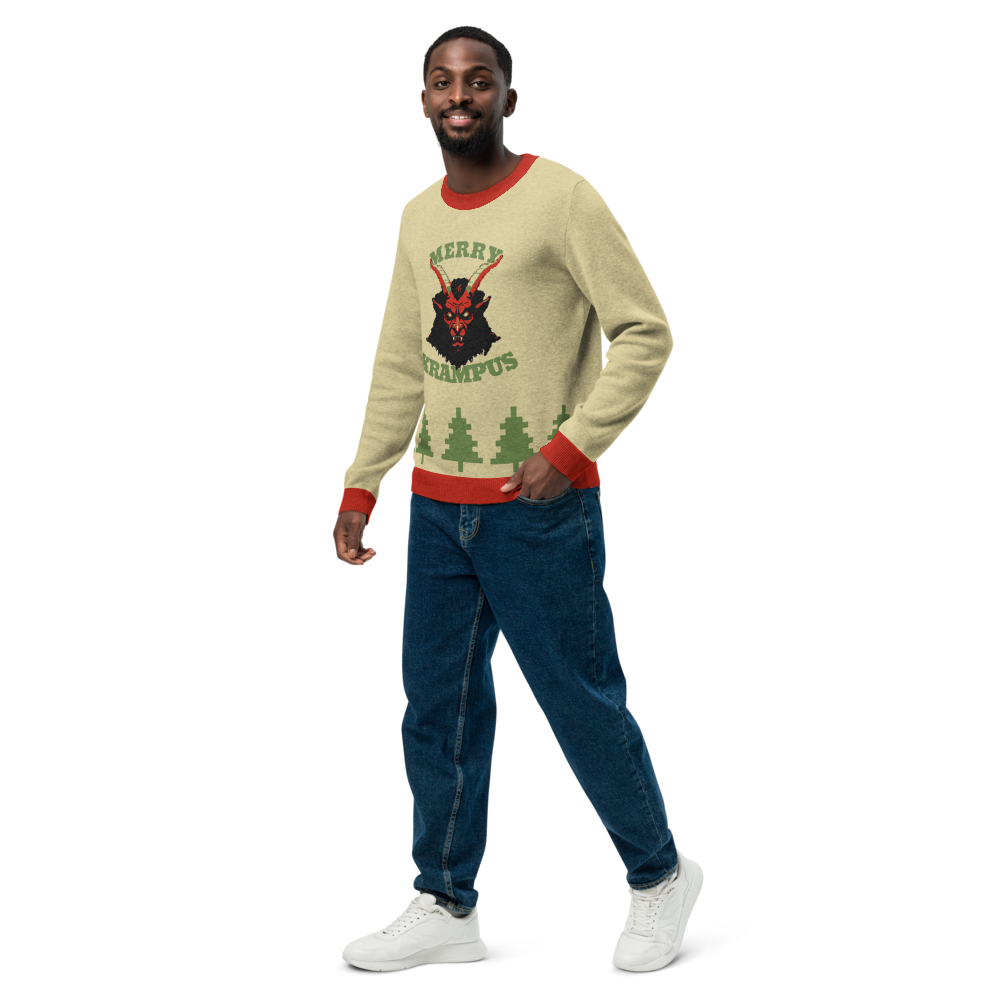 Ugly Christmas Sweater - Knitted crew neck sweater