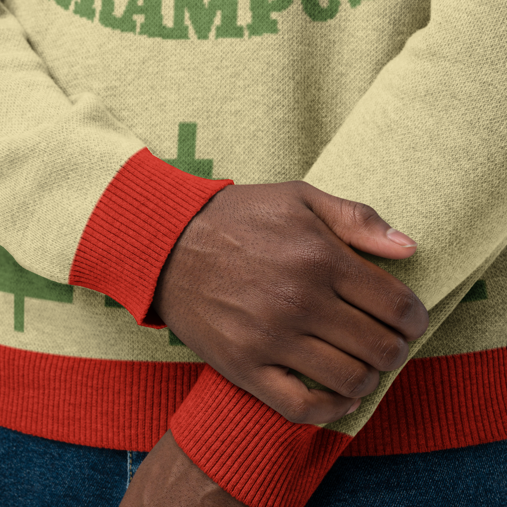 Ugly Christmas Sweater - Knitted crew neck sweater