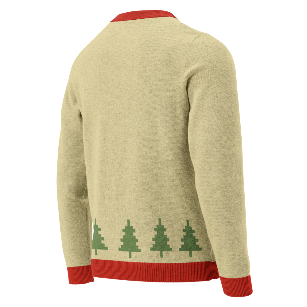 Ugly Christmas Sweater - Knitted crew neck sweater