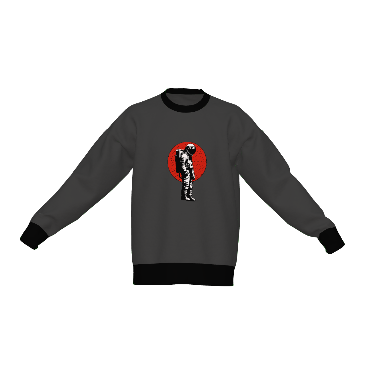 Astronaut No. 7 - Super Comfy Crew Neck Sweater (unisex)