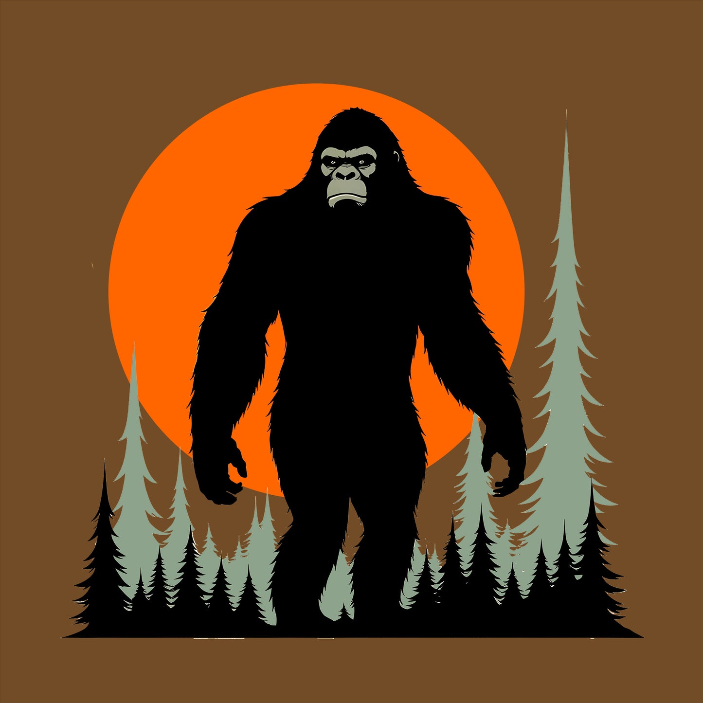 Sasquatch No. 4 -- Super Comfy Crew Neck Sweater (unisex)
