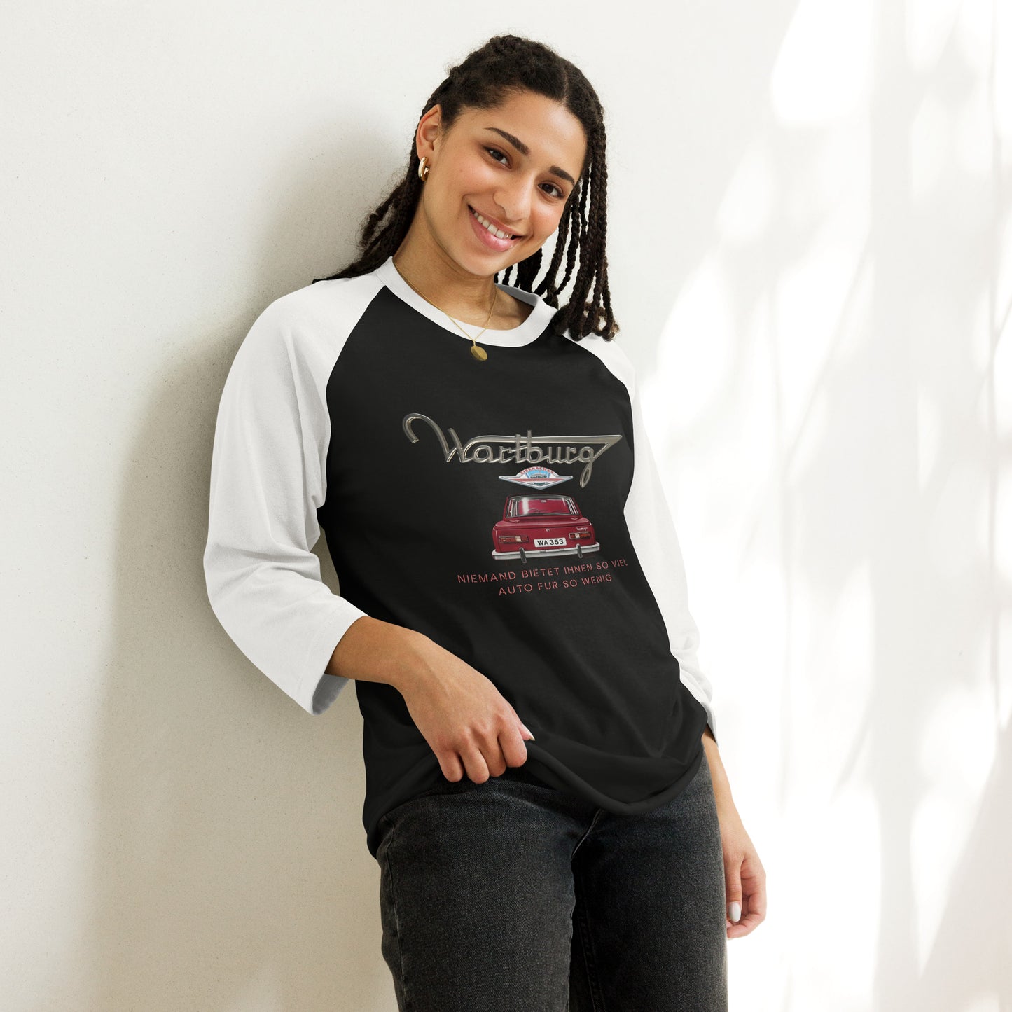Forgotten Brands - Wartburg Motors - 3/4 sleeve raglan shirt