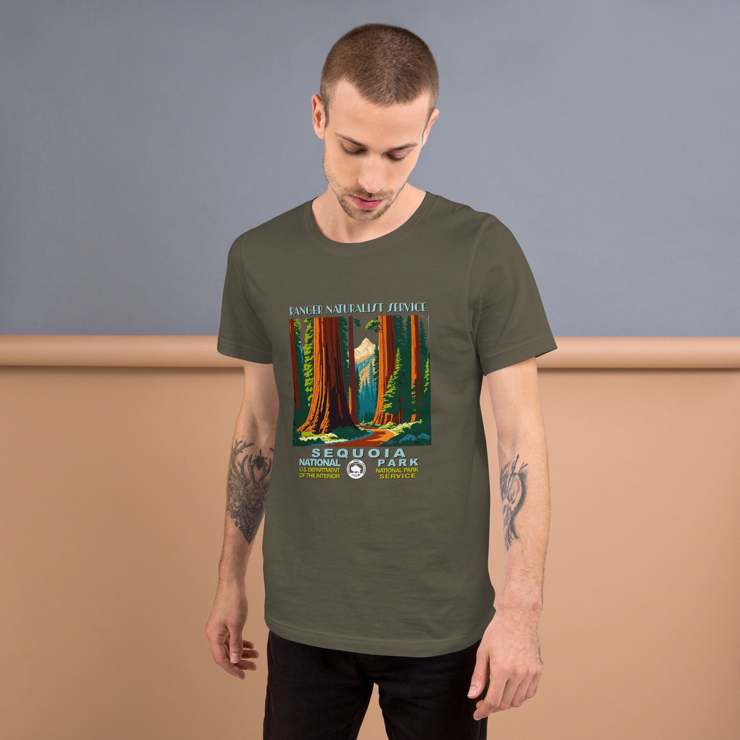 WPA National Park Collection - Sequoia National Park- t-shirt