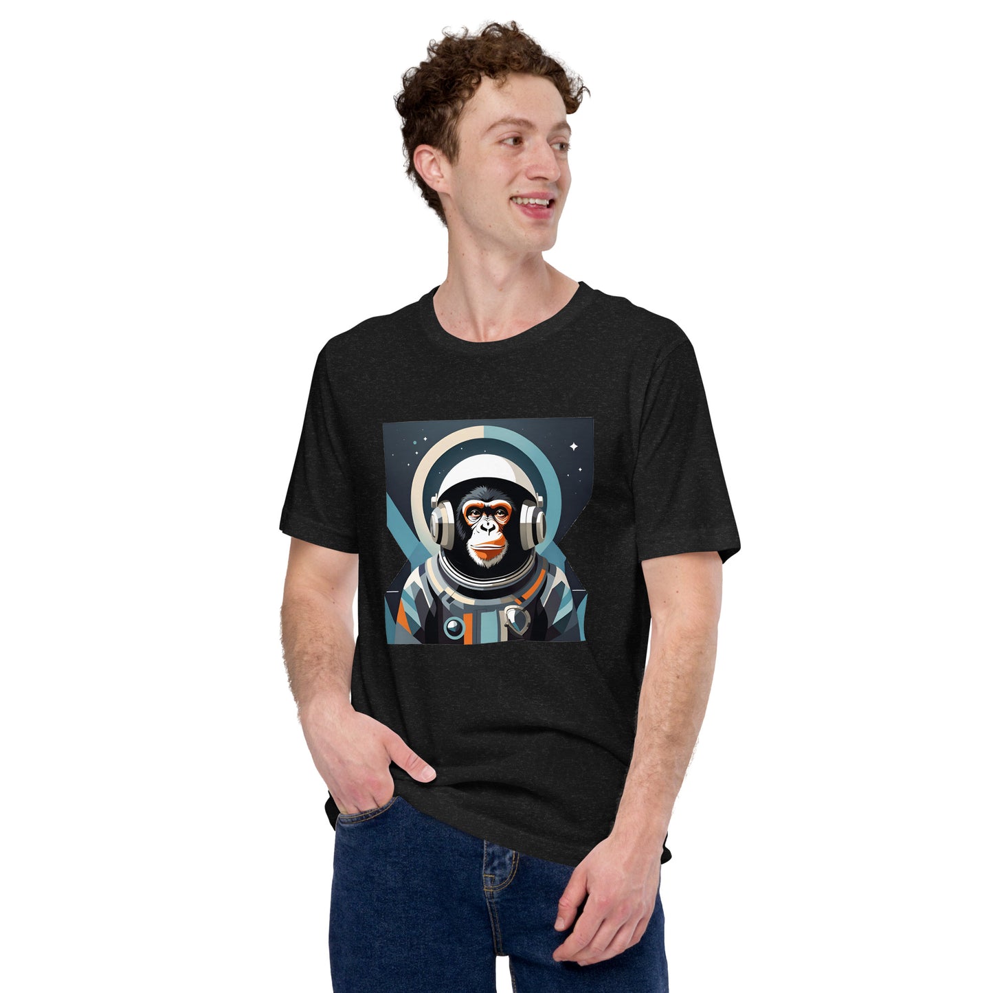 Astro Chimp Returns - Canvas Bella Tee (unisex)