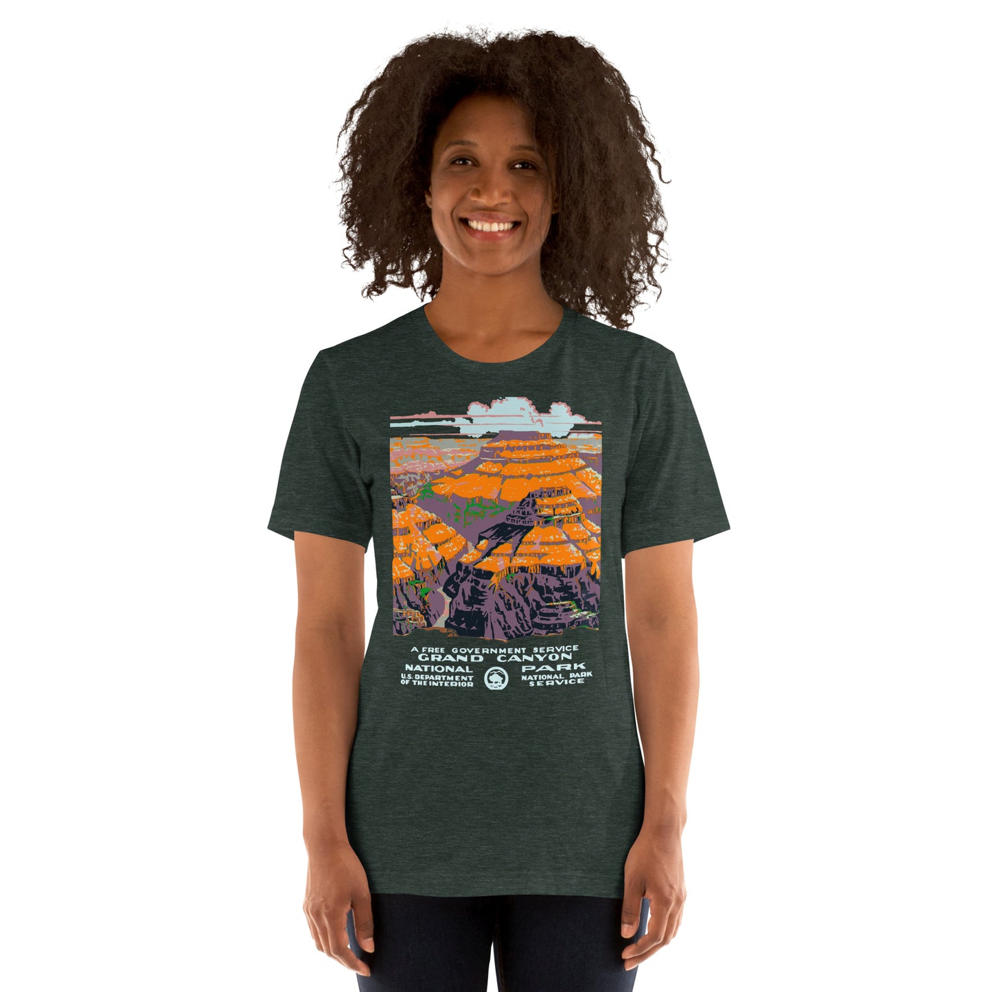 WPA National Park Collection - Grand Canyon National Park - Short sleeve t-shirt (unisex)