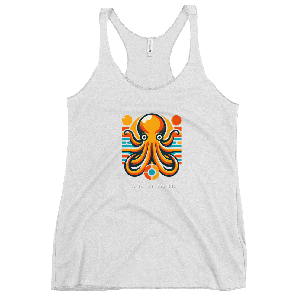 Awesome Orange Octopus No. 7 - Women's Racerback Tank