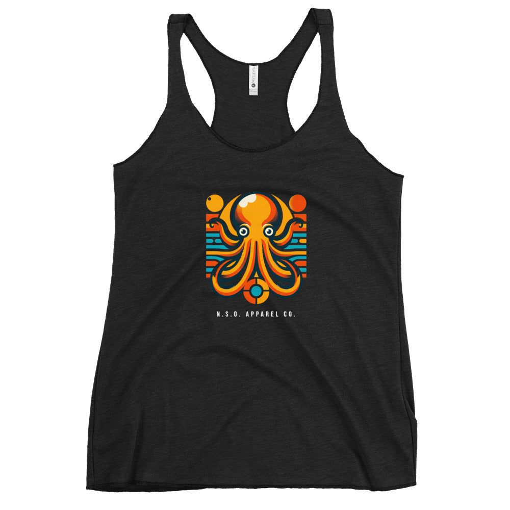 Awesome Orange Octopus No. 7 - Women's Racerback Tank