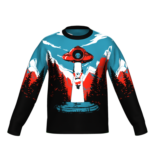 Ugly Christmas Sweater - Santa's Alien Abduction