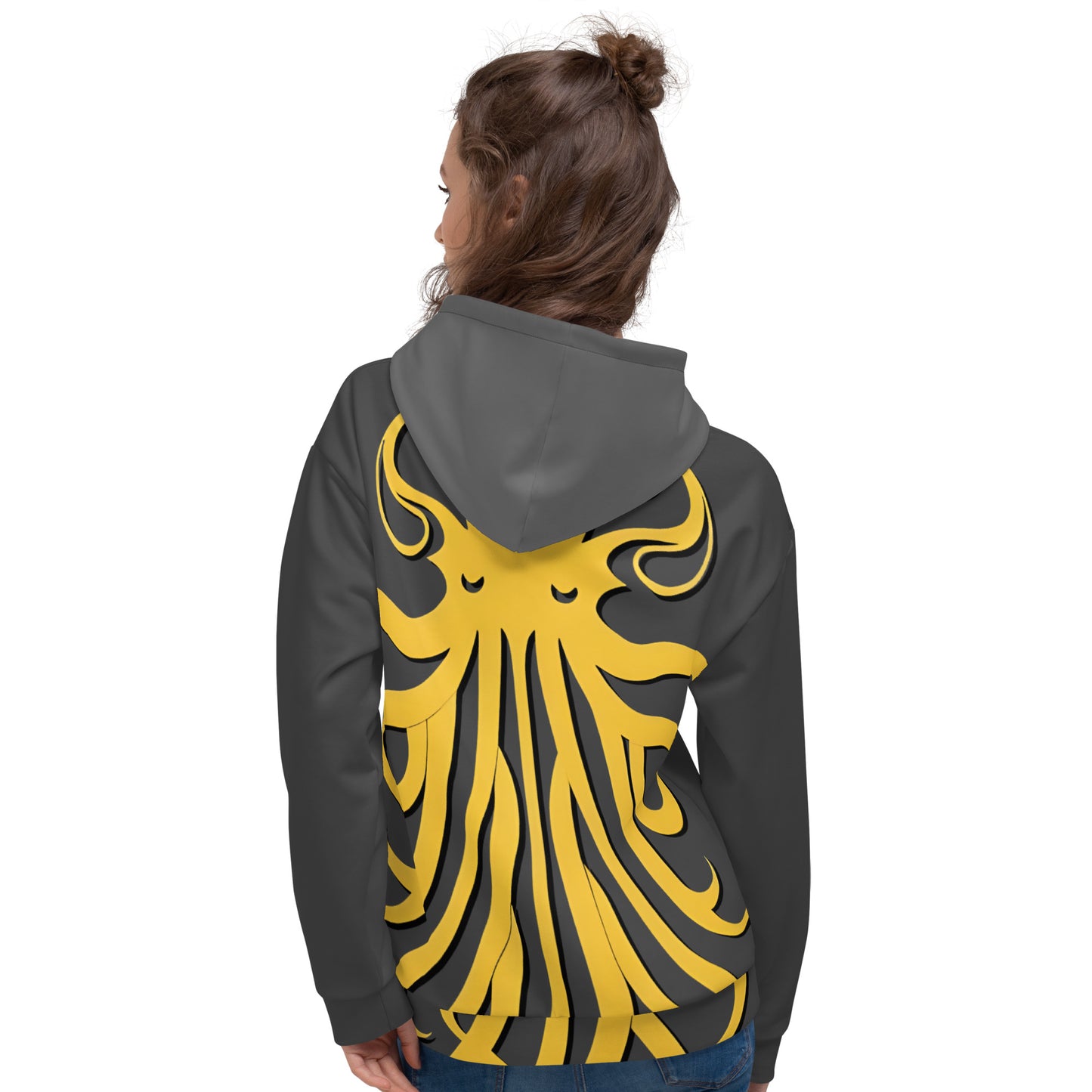 Awesome Orange Octopus No. 4 - Hoodie (unisex)