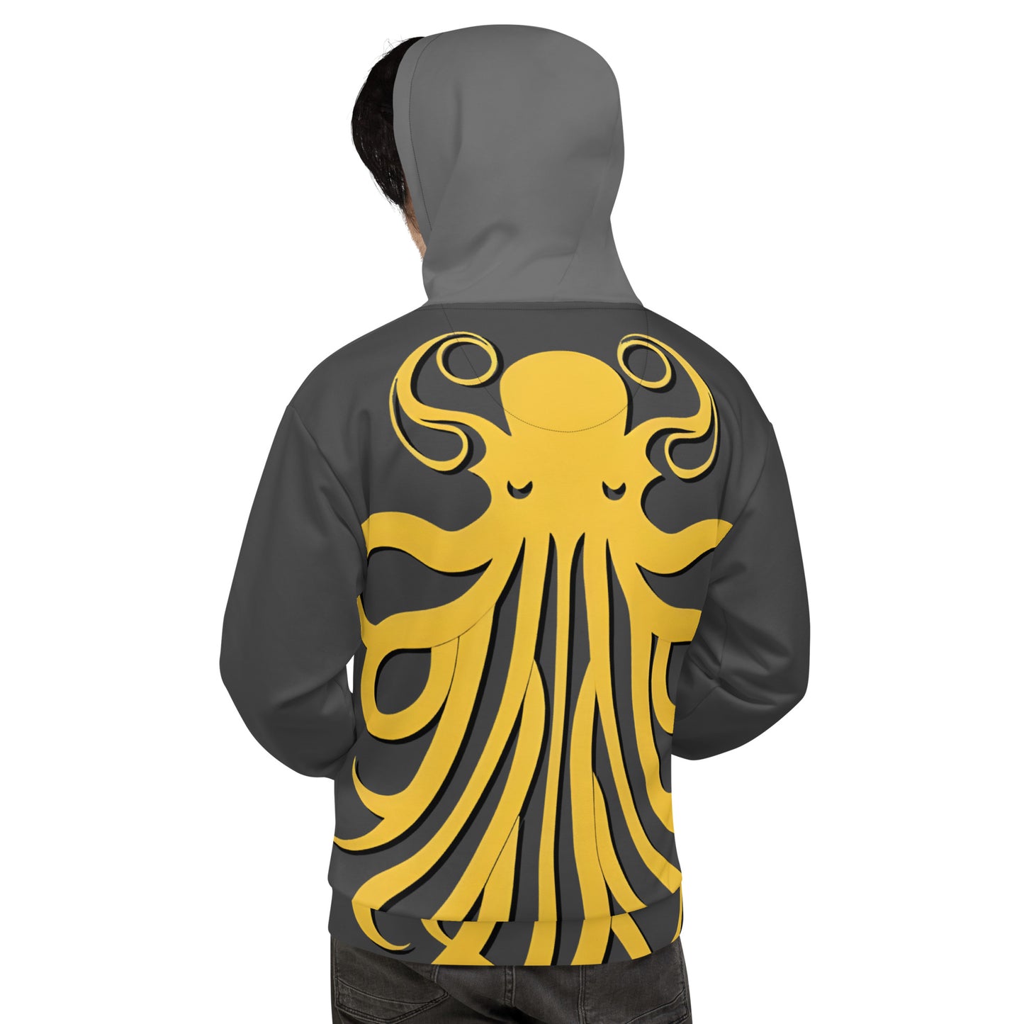 Awesome Orange Octopus No. 4 - Hoodie (unisex)