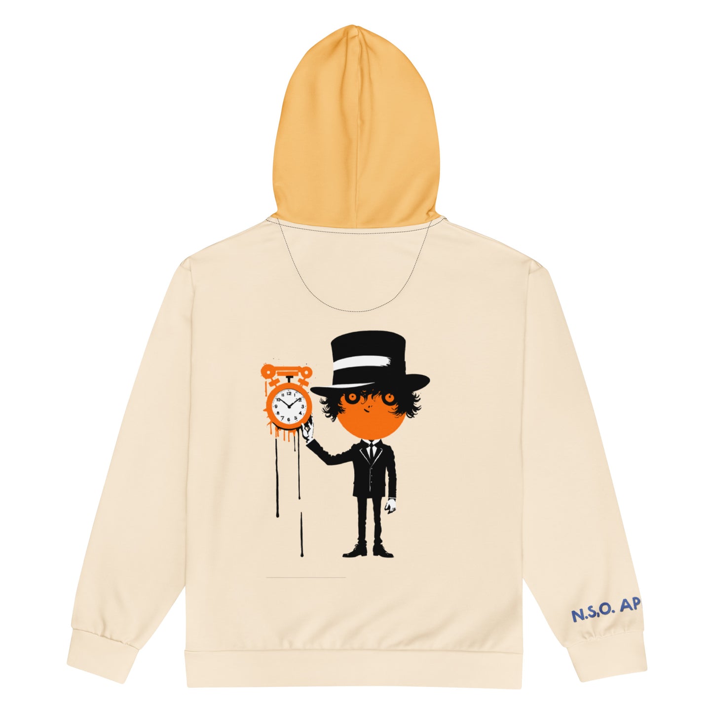 Orange Clockwork - zip hoodie (unisex)