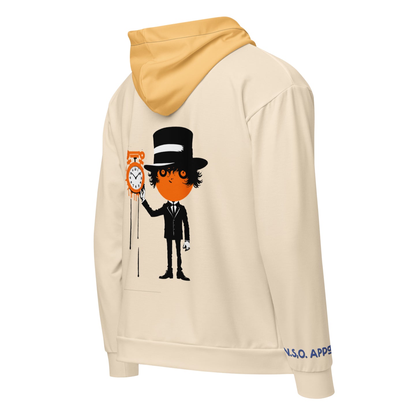 Orange Clockwork - zip hoodie (unisex)