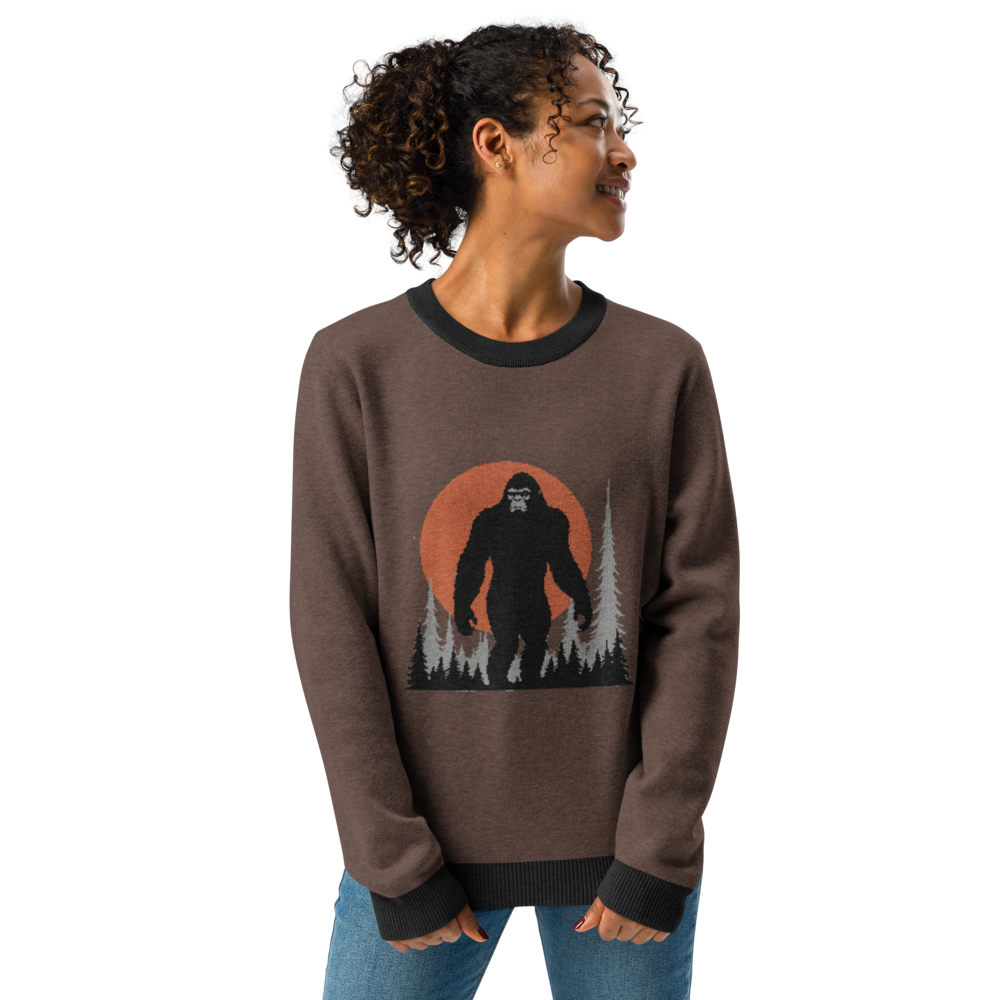 Sasquatch No. 4 -- Knitted crew neck sweater