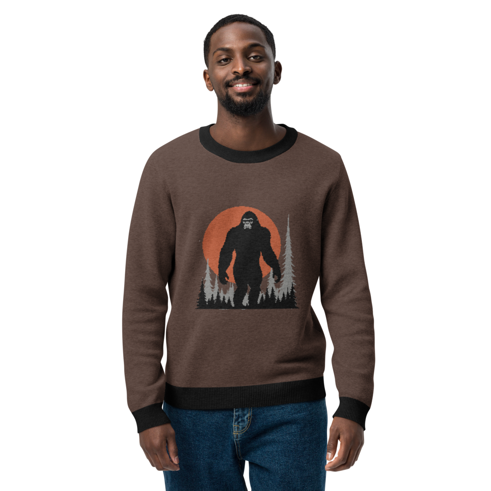 Sasquatch No. 4 -- Knitted crew neck sweater