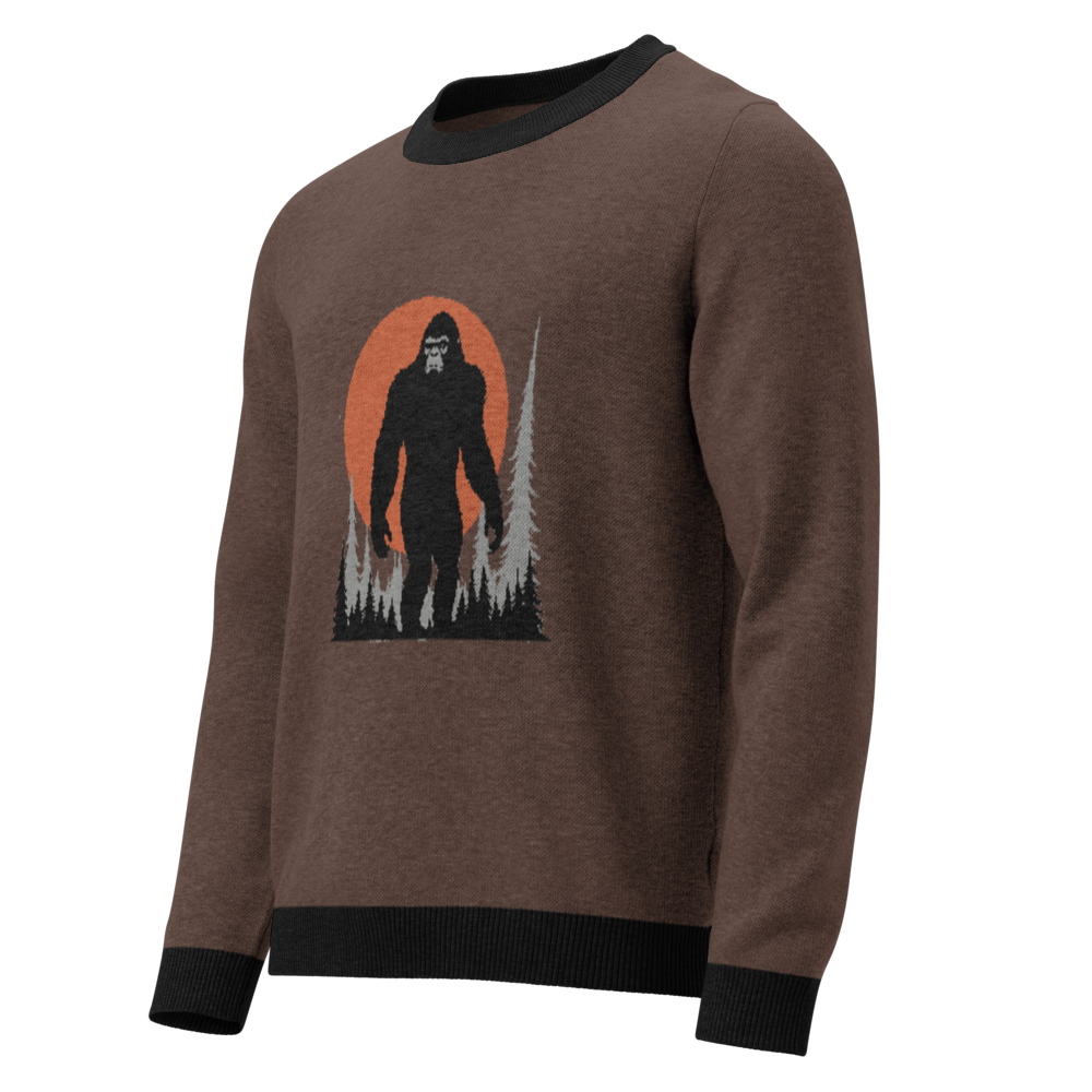 Sasquatch No. 4 -- Knitted crew neck sweater