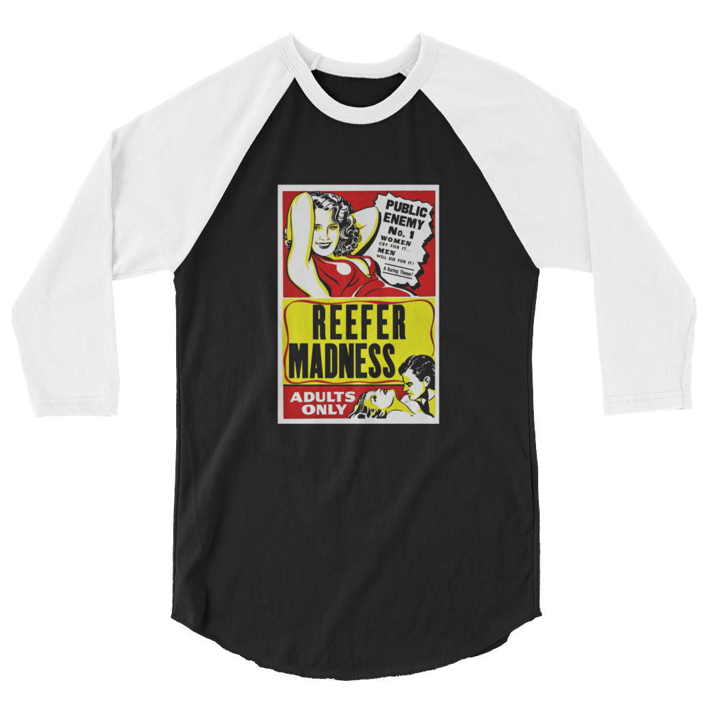 Cinema Collection - Reefer Madness - 3/4 sleeve raglan shirt