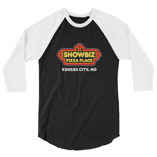 Forgotten Brands - Showbiz Pizza Place - 3/4 sleeve raglan shirt