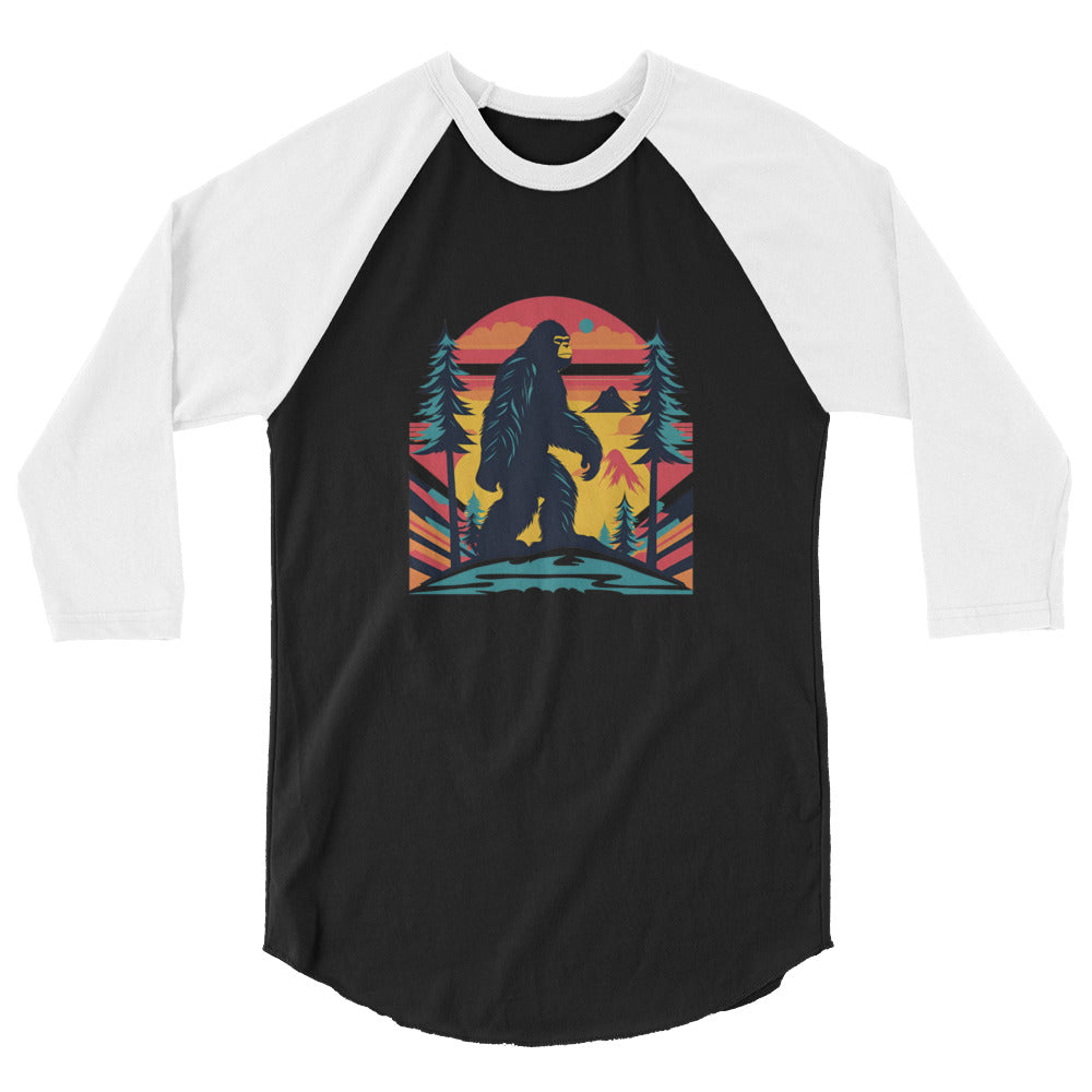 Sasquatch No. 1 - 3/4 sleeve raglan shirt