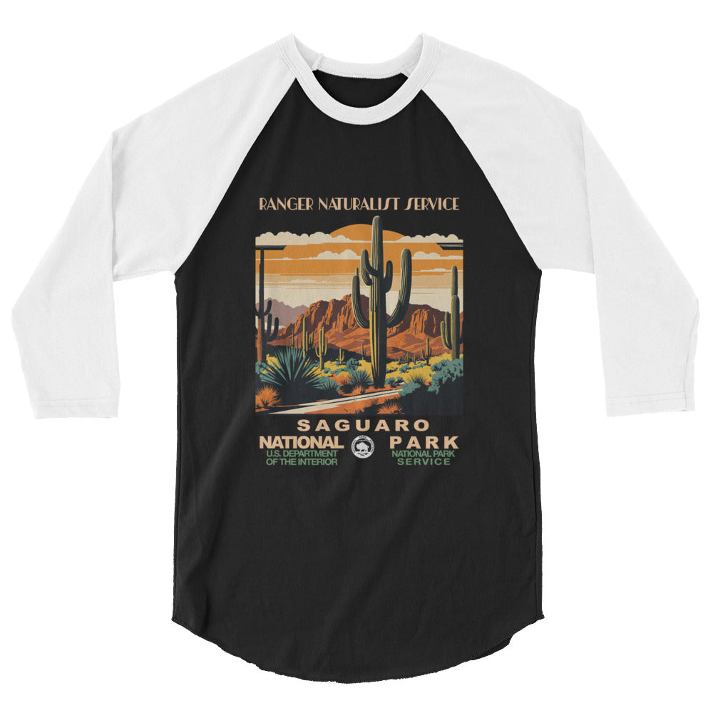 WPA National Park Collection - Saguaro National Park - 3/4 sleeve raglan shirt