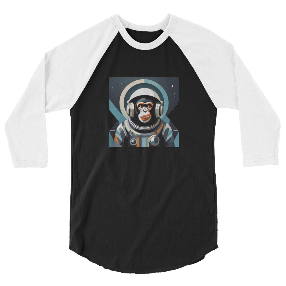 Astro Chimp Returns - 3/4 sleeve raglan shirt