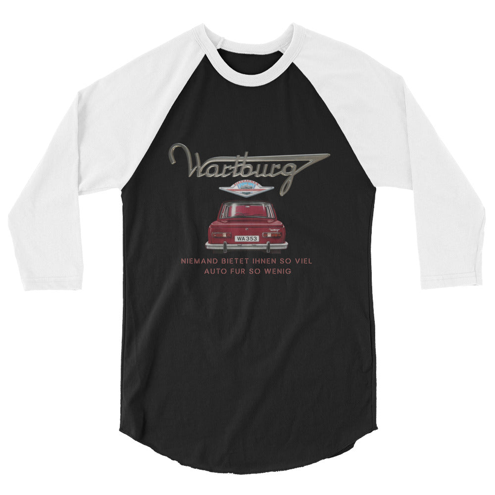 Forgotten Brands - Wartburg Motors - 3/4 sleeve raglan shirt