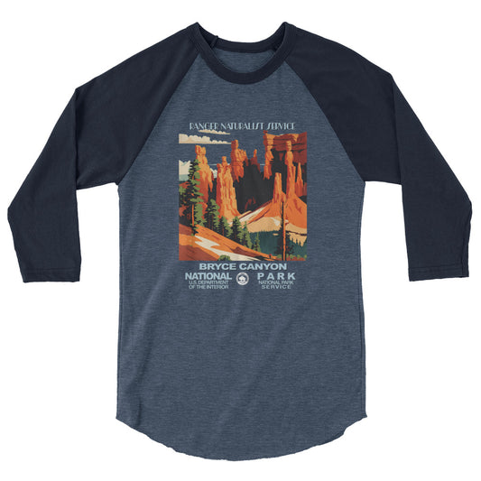 WPA National Park Collection - Bryce Canyon National Park- 3/4 sleeve raglan