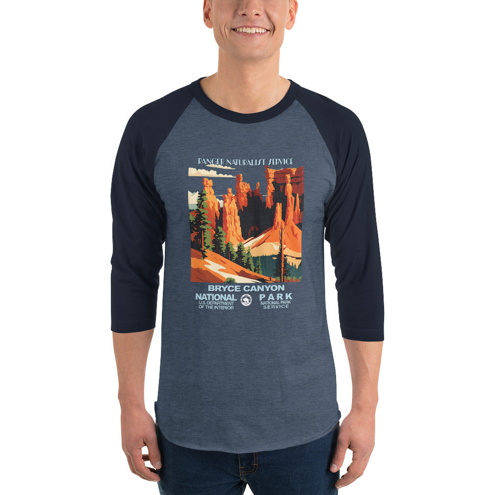 WPA National Park Collection - Bryce Canyon National Park- 3/4 sleeve raglan