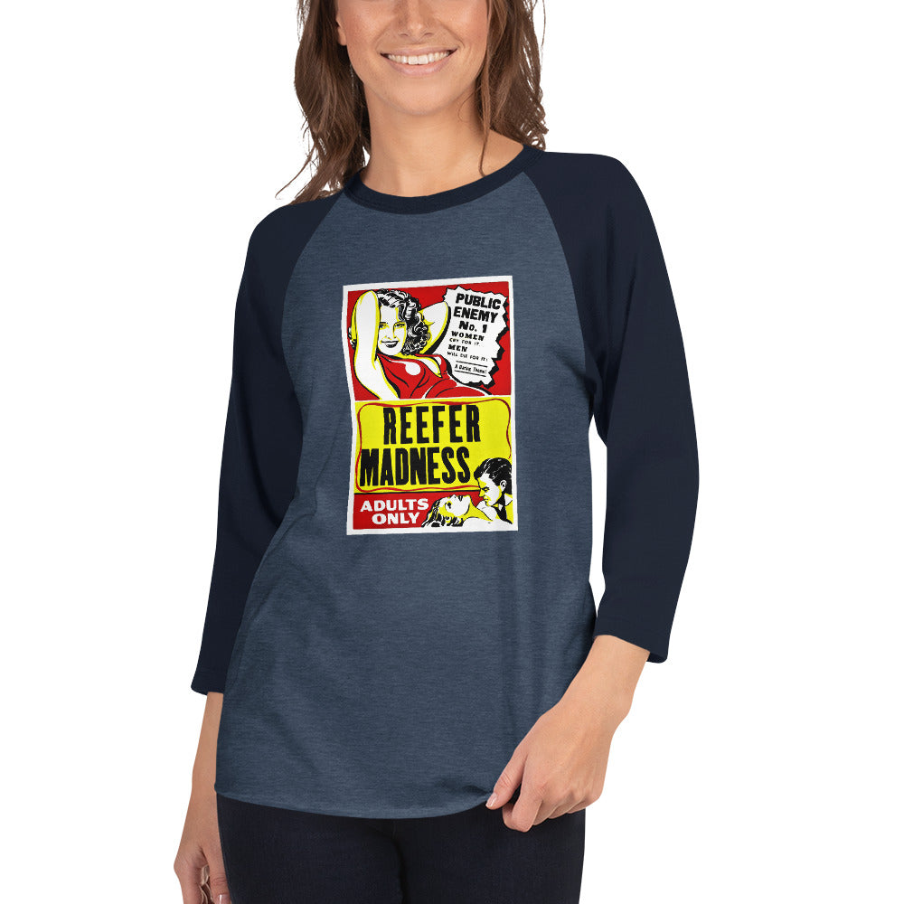 Cinema Collection - Reefer Madness - 3/4 sleeve raglan shirt