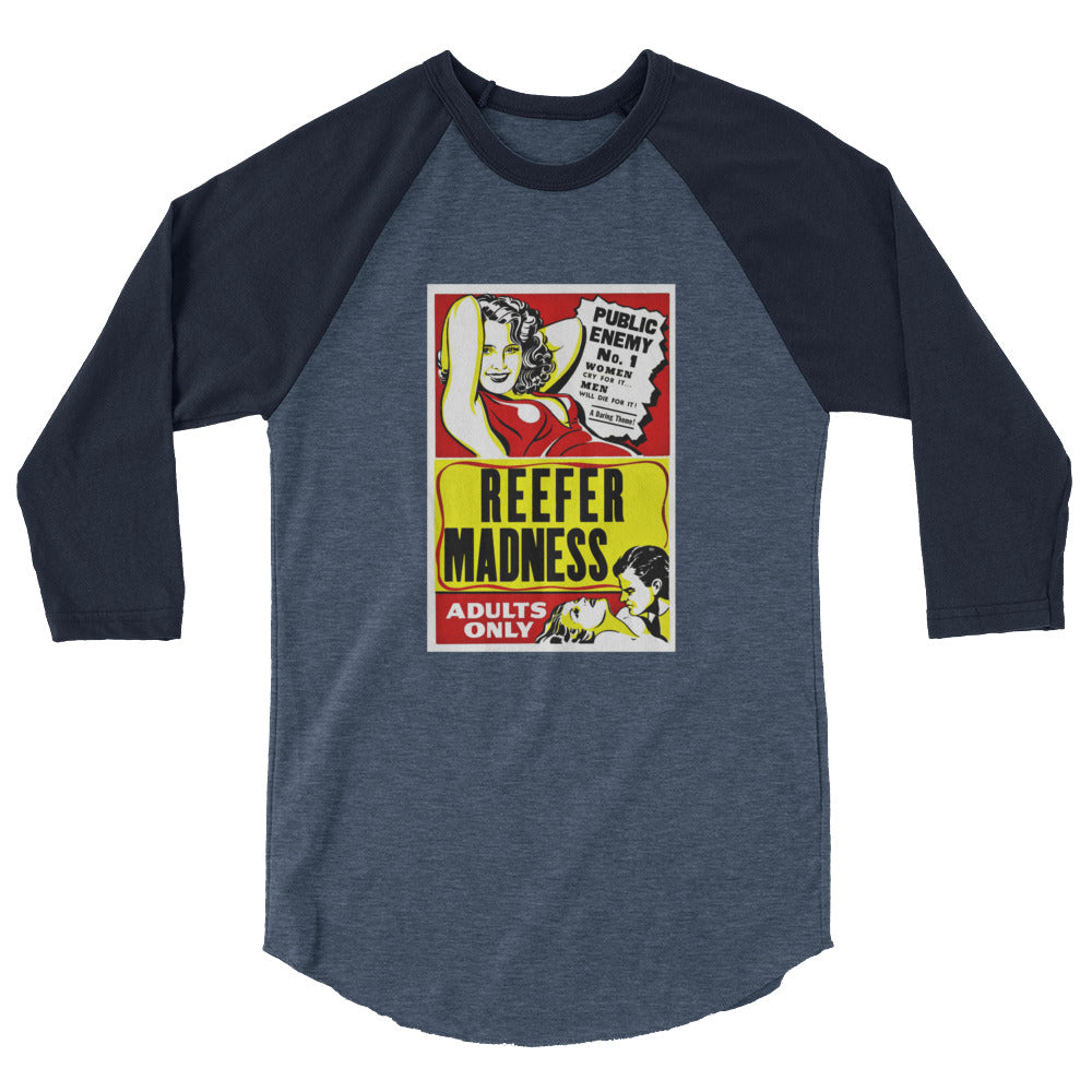 Cinema Collection - Reefer Madness - 3/4 sleeve raglan shirt