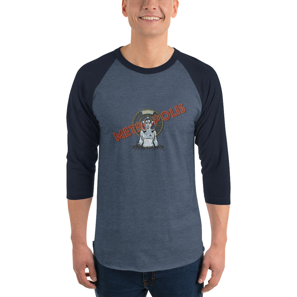 Cinema Collection - Fritz Lang's Metropolis - 3/4 sleeve raglan shirt