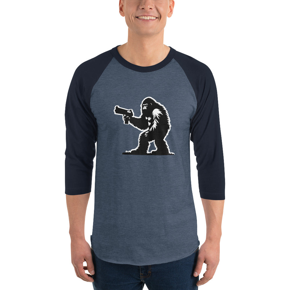 Sasquatch No. 2 - 3/4 sleeve raglan shirt