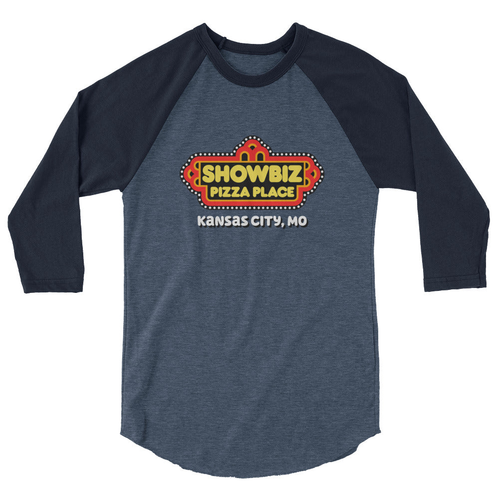 Forgotten Brands - Showbiz Pizza Place - 3/4 sleeve raglan shirt