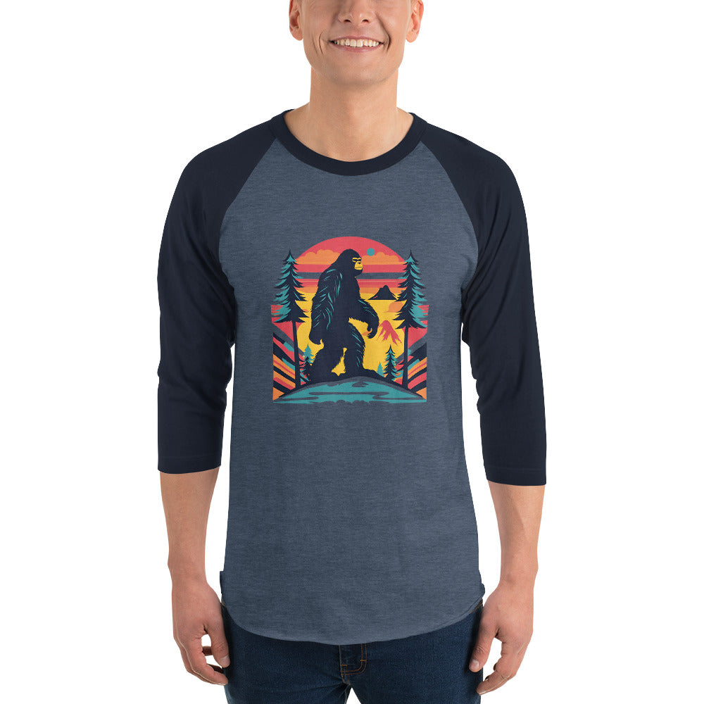 Sasquatch No. 1 - 3/4 sleeve raglan shirt