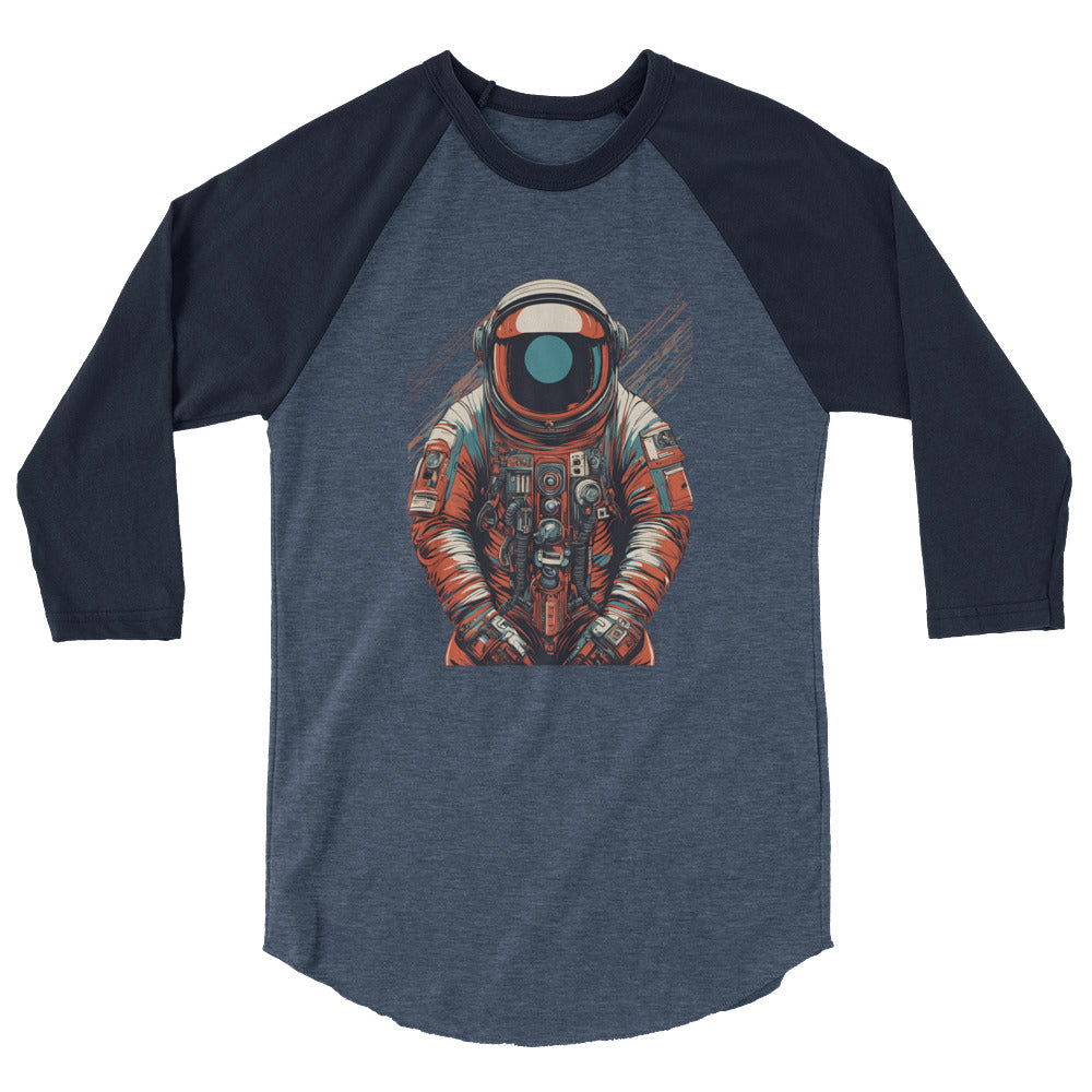 Astronaut No. 9 - 3/4 sleeve raglan shirt