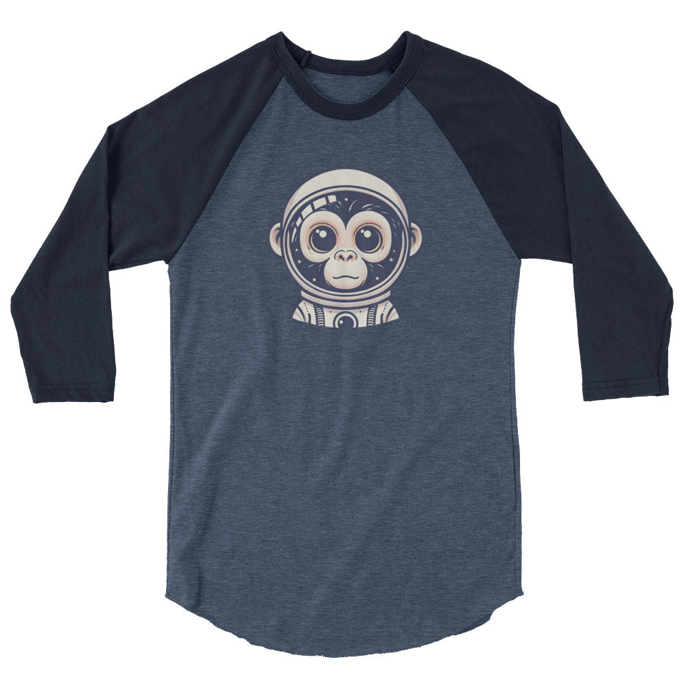 Astro Chimp - 3/4 sleeve raglan shirt