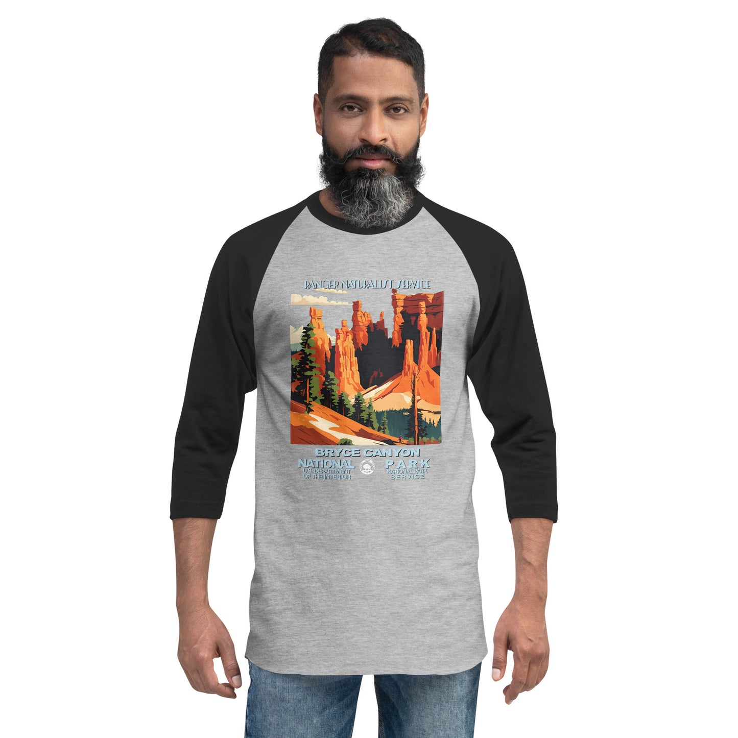 WPA National Park Collection - Bryce Canyon National Park- 3/4 sleeve raglan