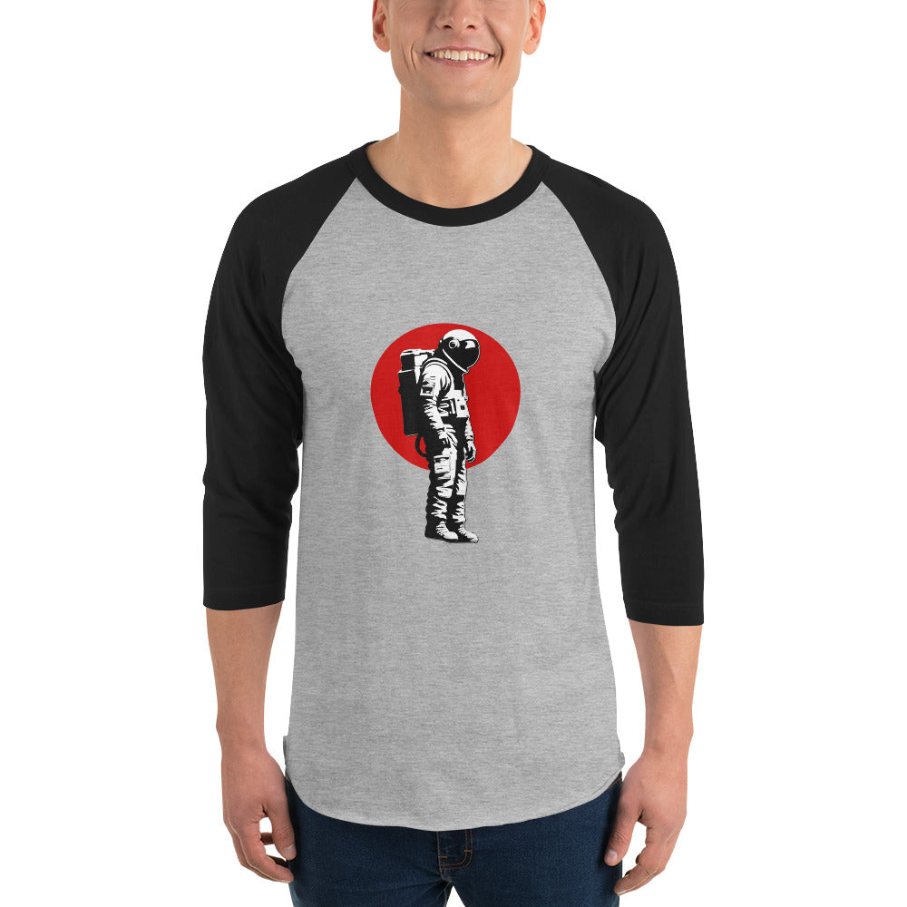 Astronaut No. 7 - 3/4 sleeve raglan shirt