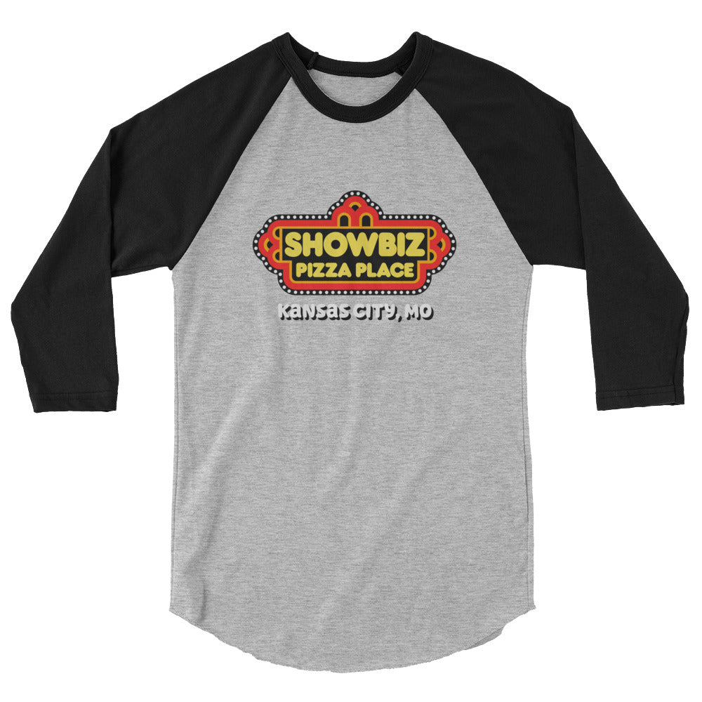 Forgotten Brands - Showbiz Pizza Place - 3/4 sleeve raglan shirt