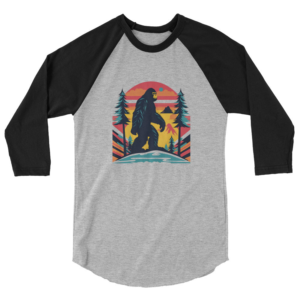 Sasquatch No. 1 - 3/4 sleeve raglan shirt