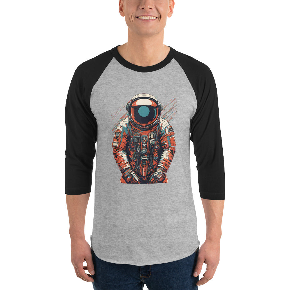 Astronaut No. 9 - 3/4 sleeve raglan shirt