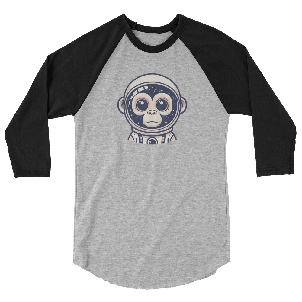 Astro Chimp - 3/4 sleeve raglan shirt