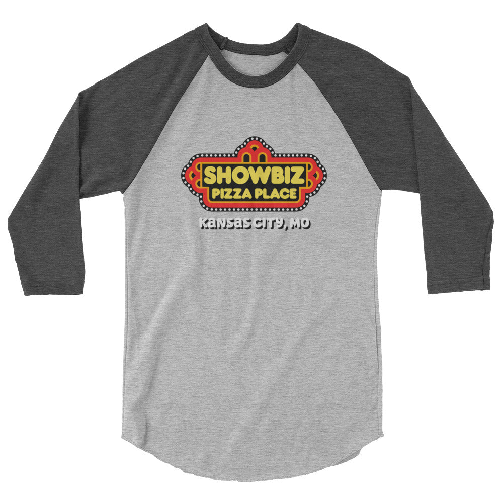 Forgotten Brands - Showbiz Pizza Place - 3/4 sleeve raglan shirt