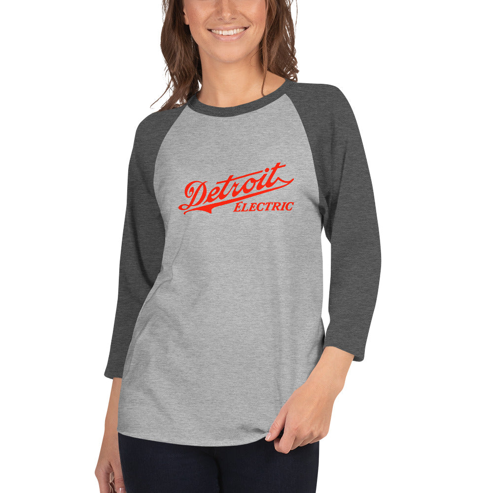 Forgotten Brands - Detroit Electric - 3/4 sleeve raglan shirt