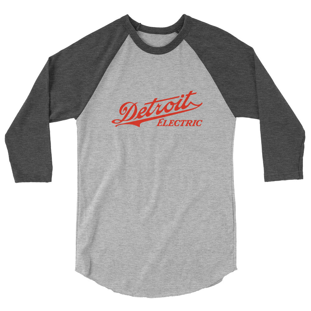 Forgotten Brands - Detroit Electric - 3/4 sleeve raglan shirt