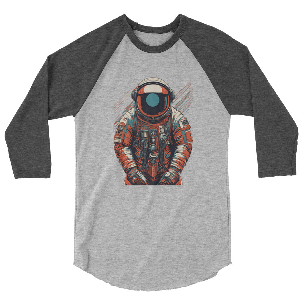 Astronaut No. 9 - 3/4 sleeve raglan shirt